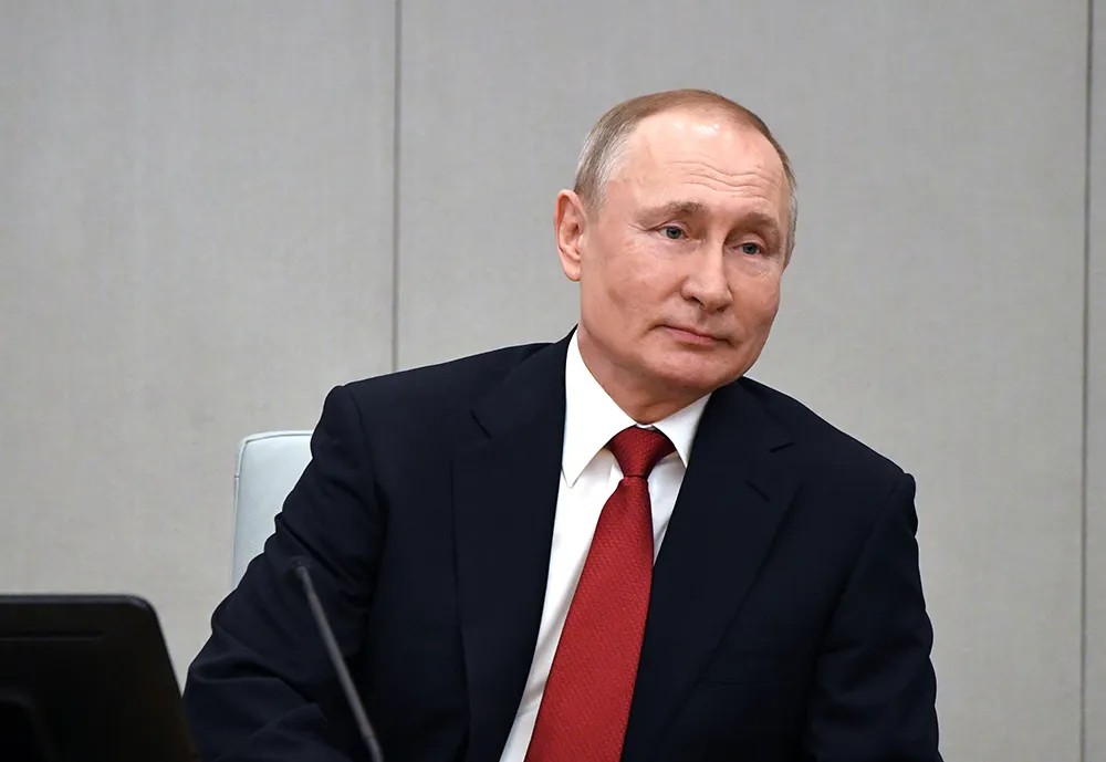 Vladimir Putin at a meeting of the State Duma of the Russian Federation. Photo: RIA Novosti