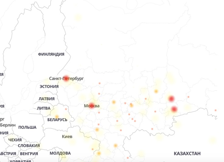 Ростелеком карта сбоев