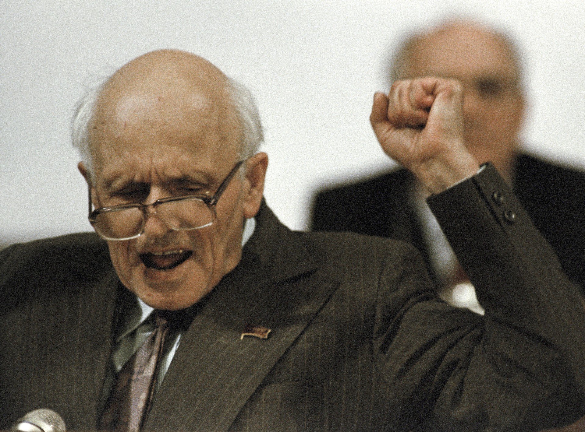 Андрей Сахаров выступает на I съезде народных депутатов СССР, 1989 год. Фото: РИА Новости