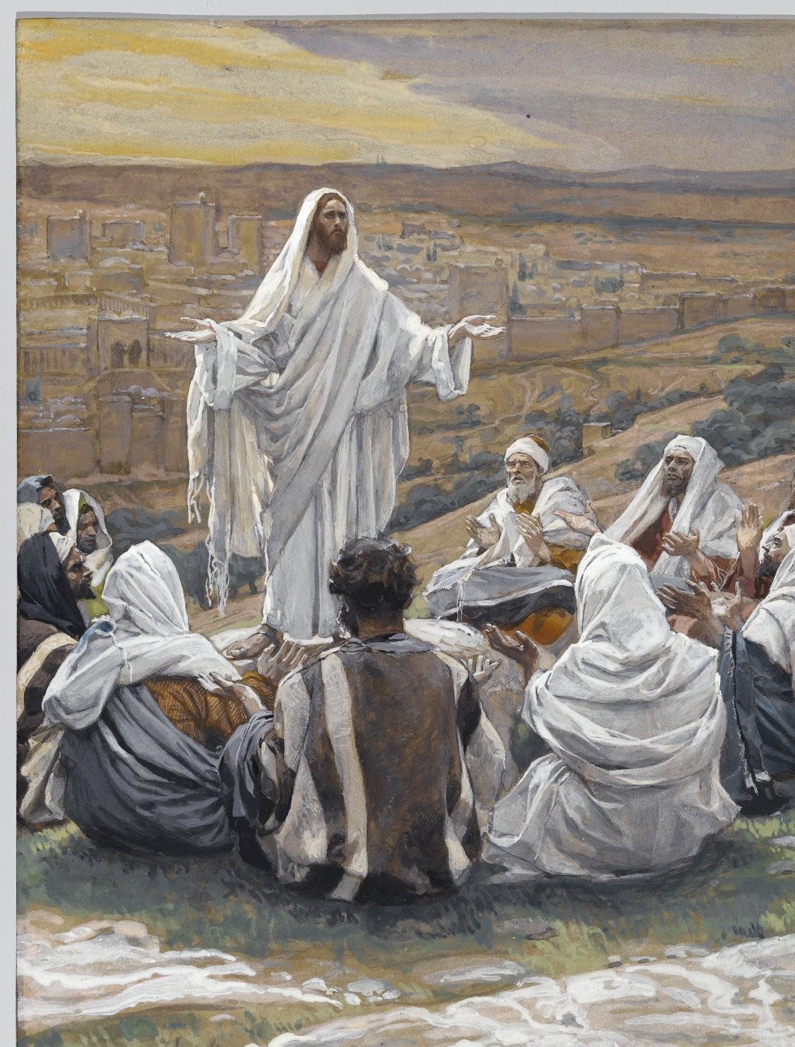 Сцена из жизни Христа. Картина из собрания Бруклинского музея, 1895 г.