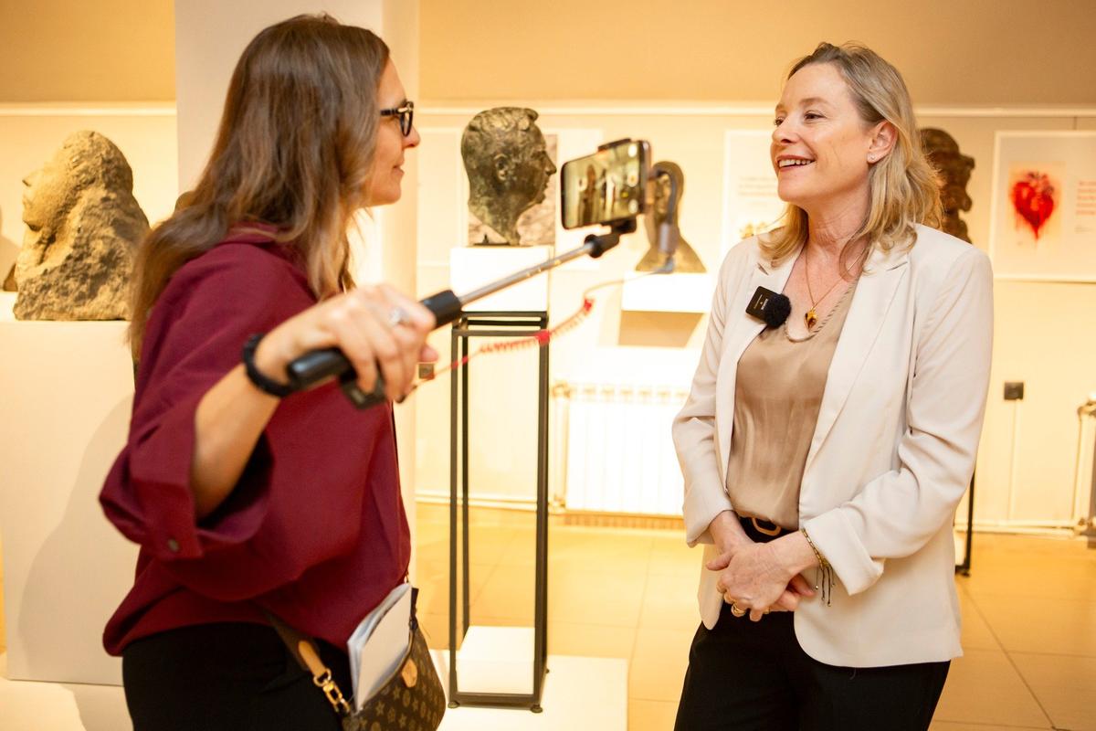 Куратор выставки Михаль Хоминер. Фото: Александр Гребешков