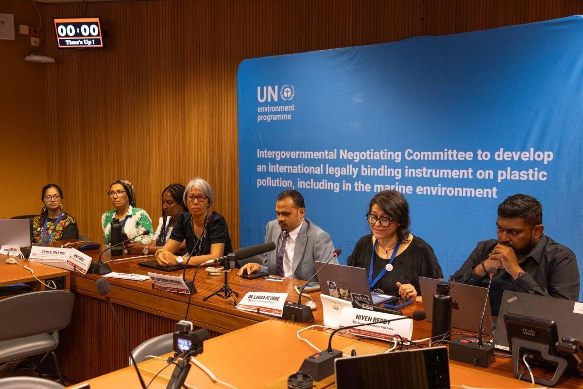 Совместный пресс-брифинг стран Глобального Юга. Фото: IISD ENB — Kiara Worth