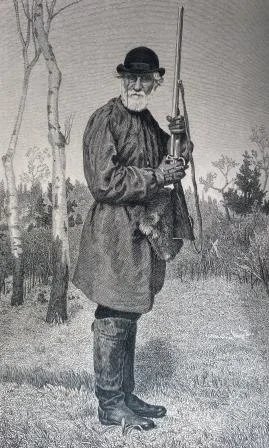 Иллюстрация к книге «Записки охотника» И. Тургенева. 1904 год.