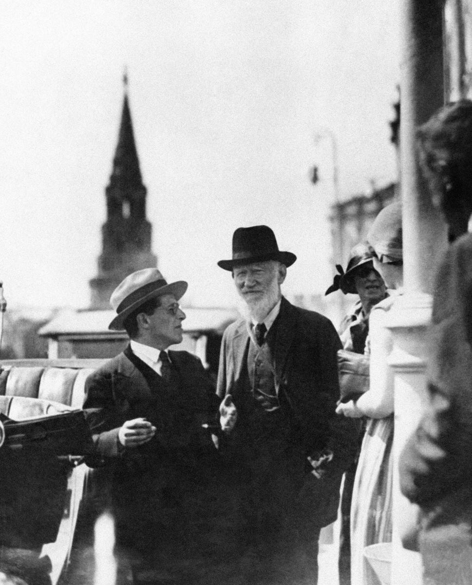 Бернард Шоу в Москве. Фото: ASSOCIATED PRESS