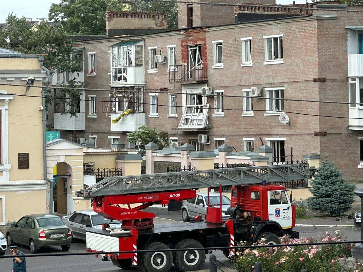 Последствия взрыва в Таганроге. Фото: соцсети