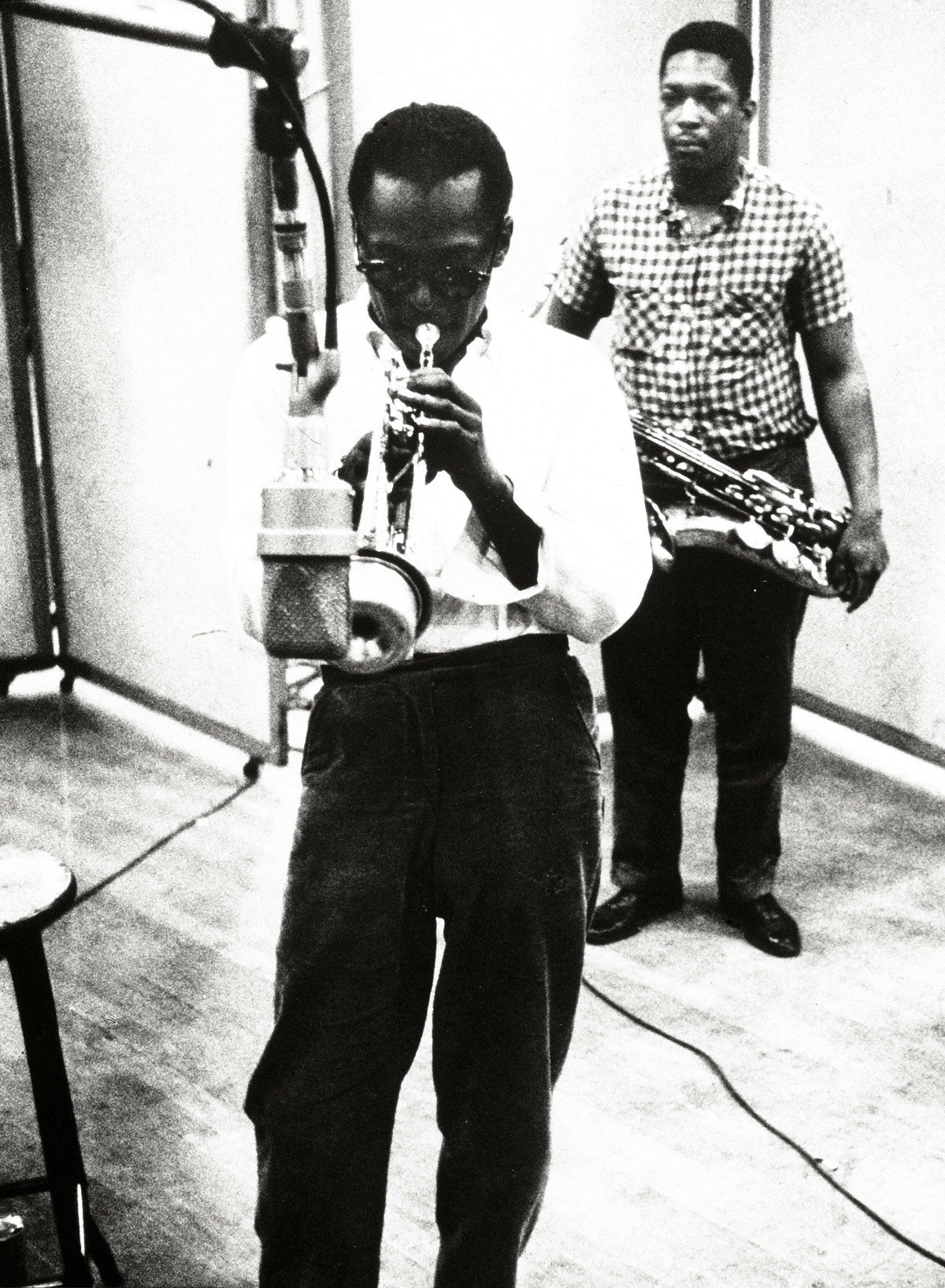 Майлз Дэвис и Джон Колтрейн. Columbia Records, Нью-Йорк, 1958 г. Фото: Album / EAST NEWS