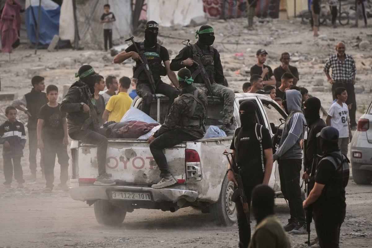 Боевики ХАМАС. Фото: AP / TASS