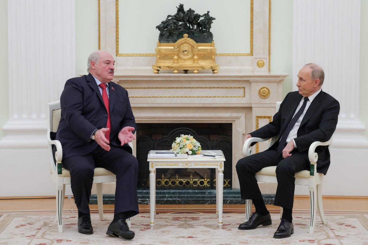Встреча Владимира Путина и Александра Лукашенко. Фото: Гавриил Григоров / ТАСС