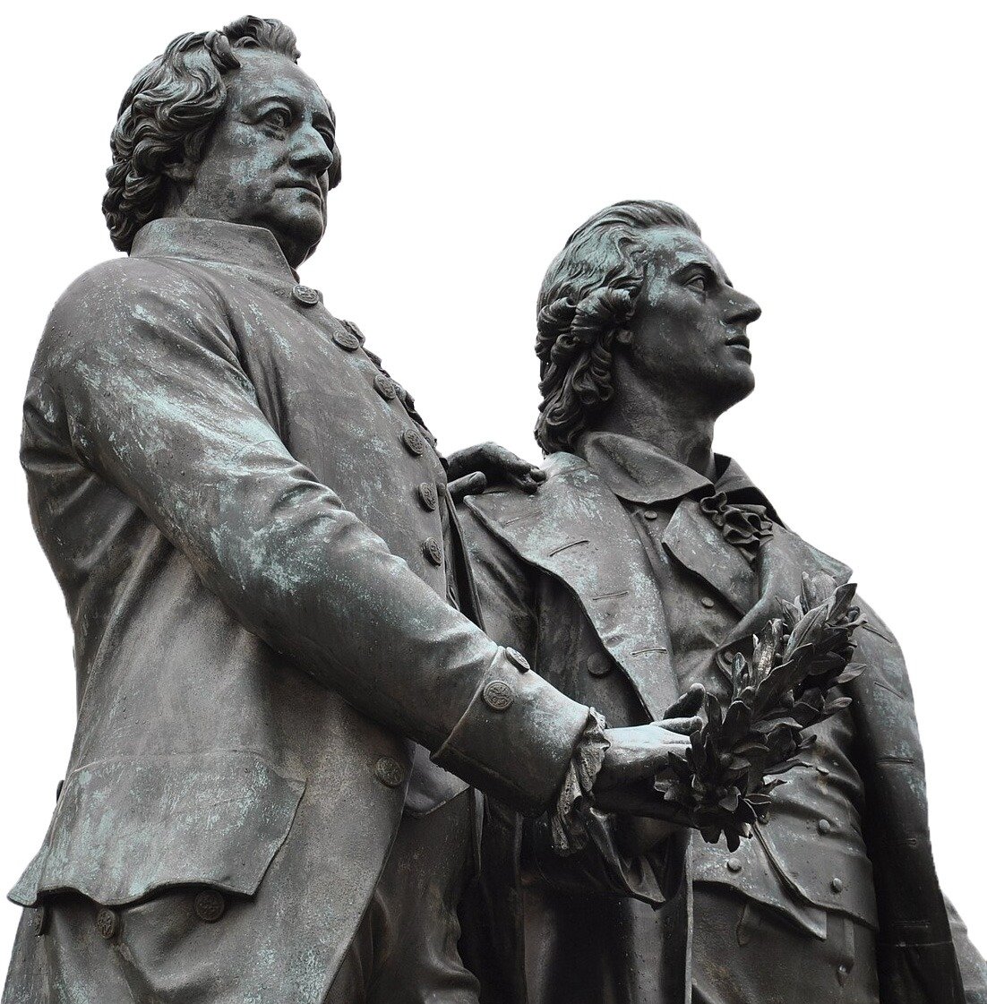 Памятник Шиллеру и Гёте в Веймаре. Источник: Википедия