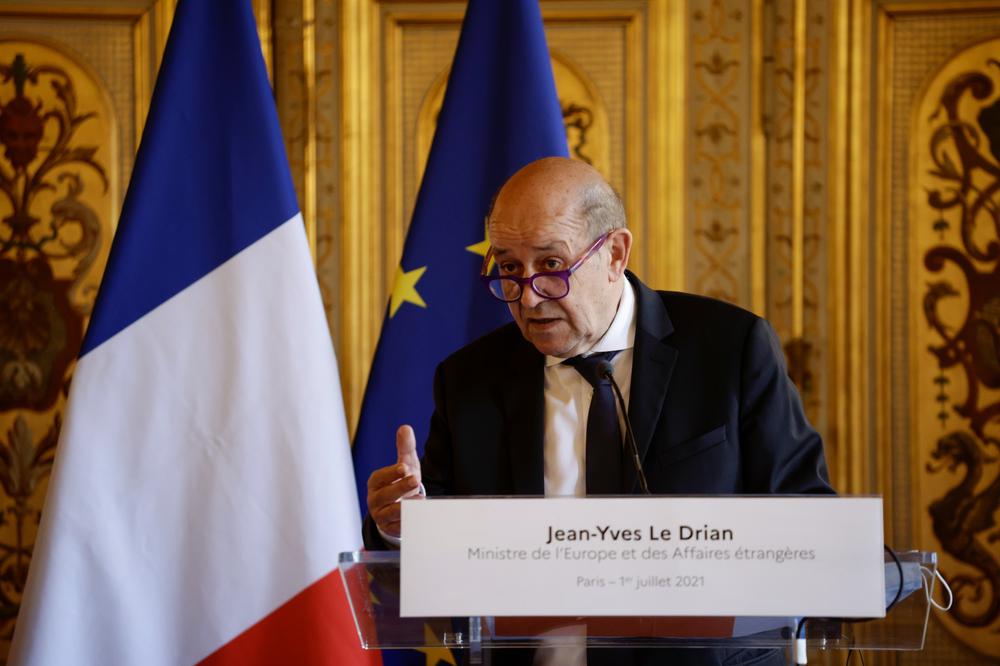 Министр иностранных дел Франции Жан-Ив Ле Дриан. Фото: ЕРА