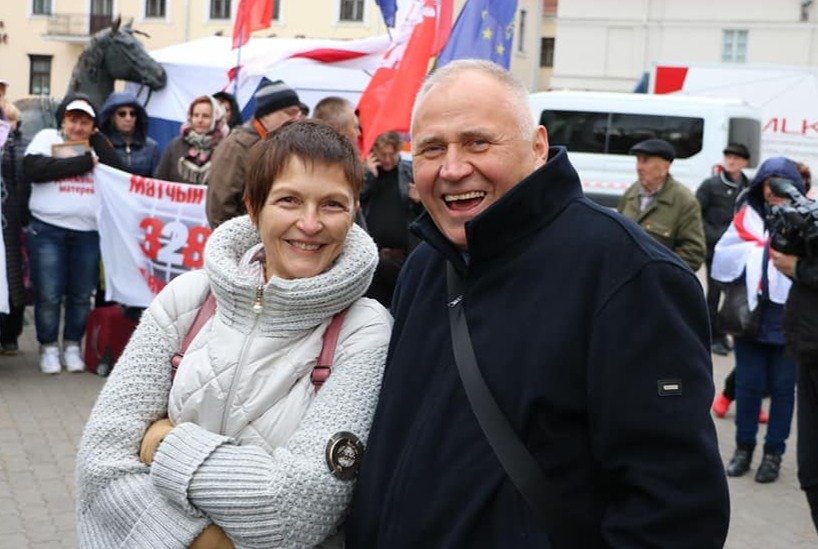 Марина Адамович и Николай Статкевич. Фото: соцсети