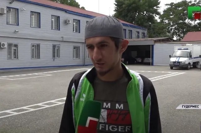 Висхаджи Хамидов. Скриншот видео ЧГТРК «Грозный»
