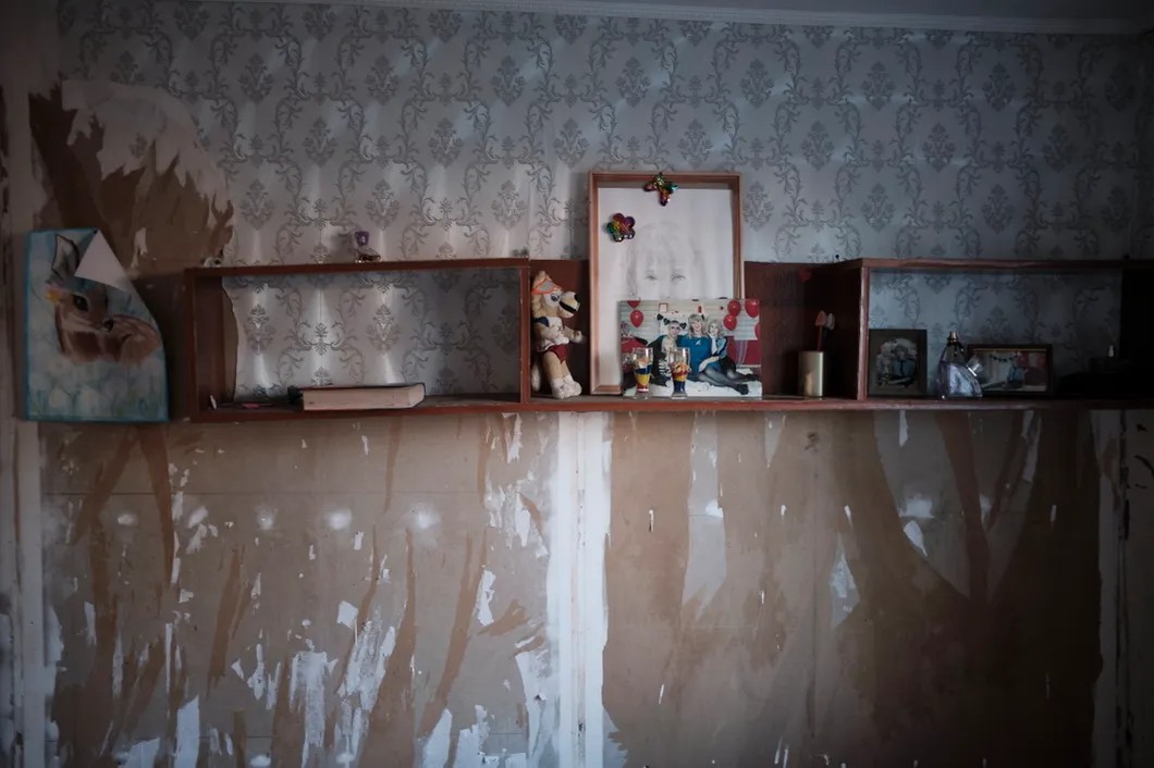 Комната в доме Скнарей, пострадавшем от наводнения. Фото: Антон Карлинер, специально для «Новой»