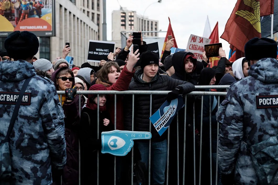 Москва, митинг за свободный интернет. Фото: Антон Карлинер, специально для «Новой»