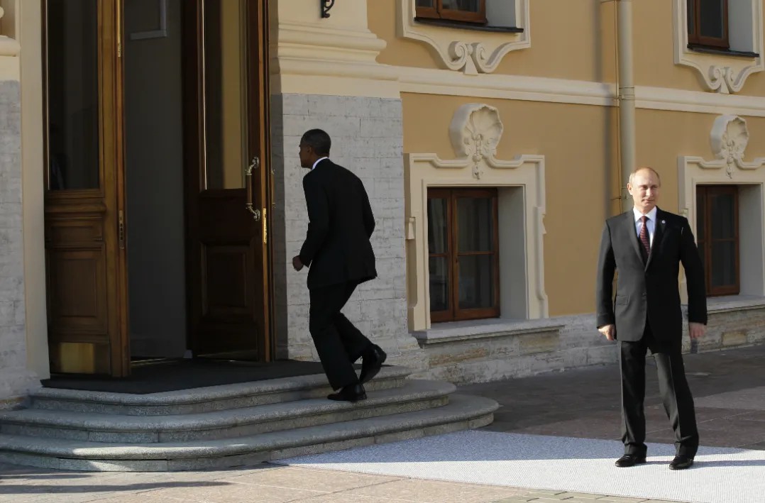Обама и Путин в Санкт-Петербурге во время встречи «двадцатки». Фото: ТАСС