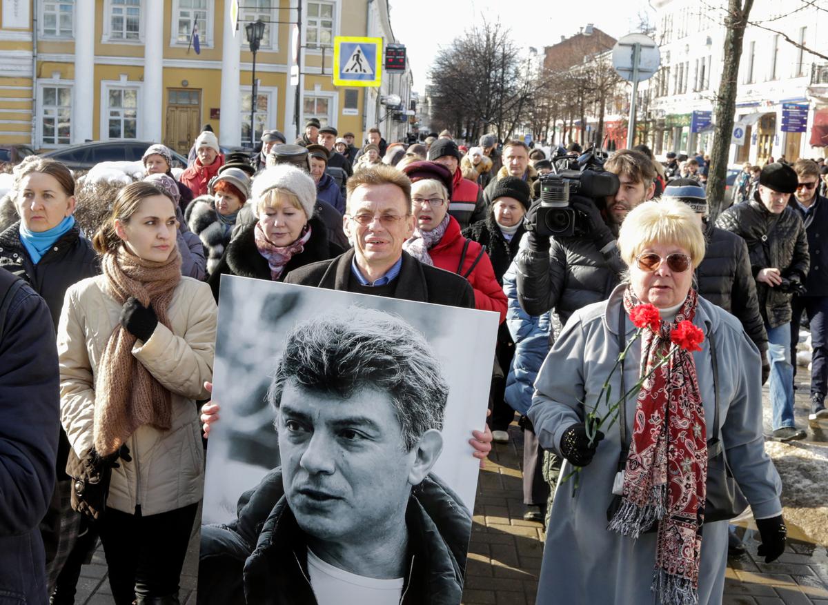 Марш памяти в Ярославле. Февраль, 2016 год. Фото: Сергей Метелица / ТАСС