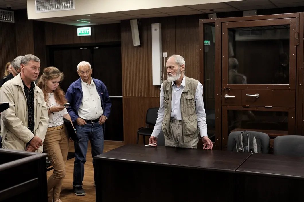 Сергей Шаров-Делоне во время оглашения приговора. Фото: Влад Докшин / «Новая газета»