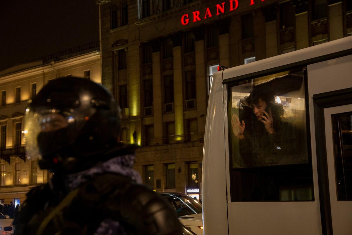 24 февраля 2022 года. Фото: Алексей Душутин / «Новая газета»