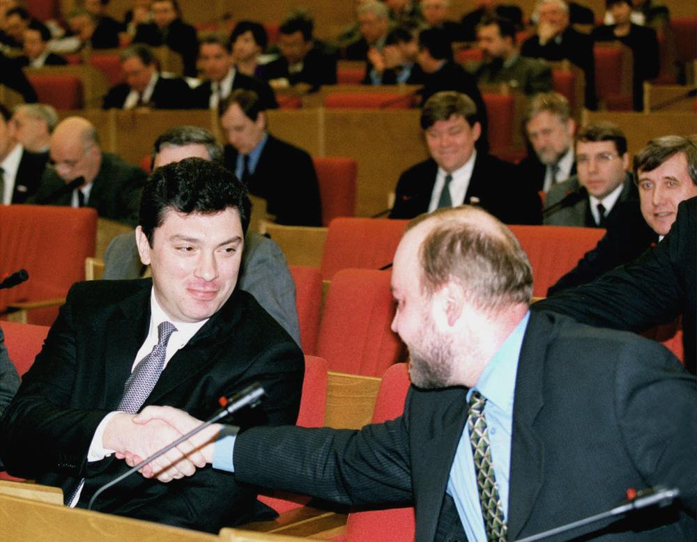 С Борисом Немцовым, 2000 год. Фото: Николай Малышев и Владимир Мусаэльян / ИТАР-ТАСС