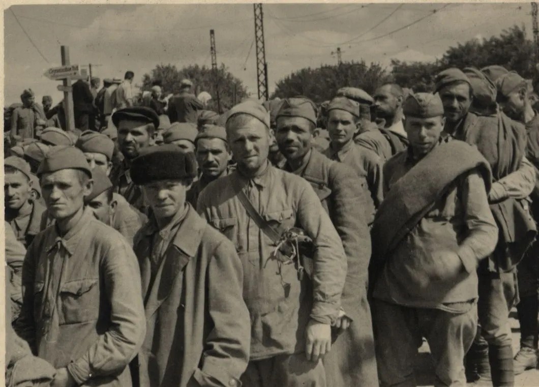 Советские военнопленные в шталаге VIII F. Фото: wikipedia.org