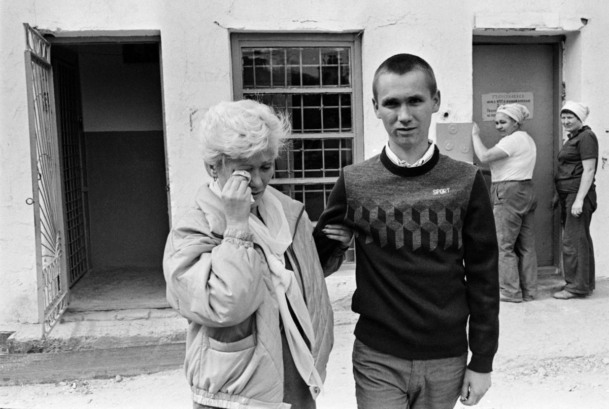 Краснодар. 20 сентября 1987 года. Освобожденный по амнистии. Фото: Кожевников / Фотохроника ТАСС