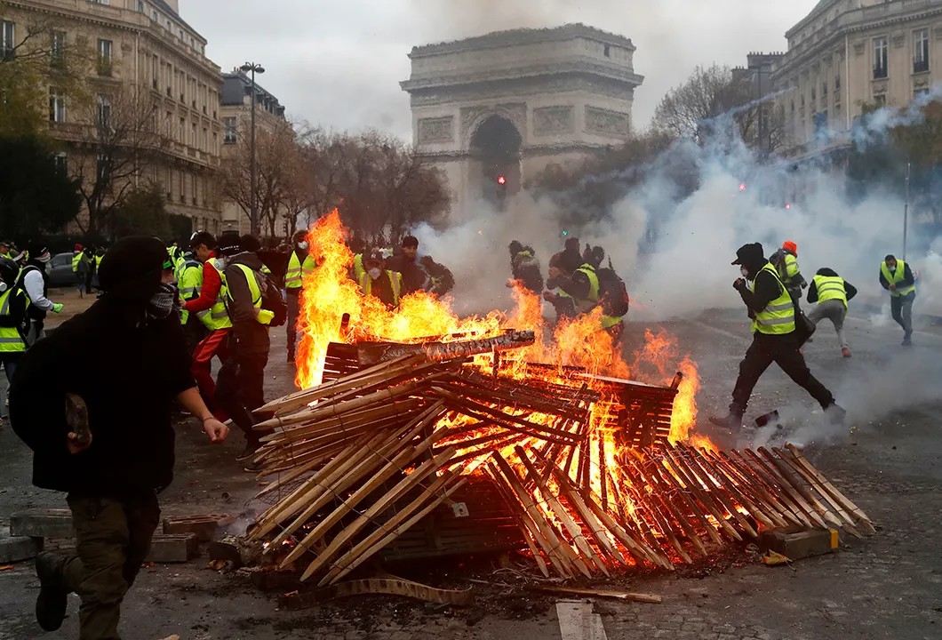 Париж. 1 декабря 2018 года. Фото: AP / TASS