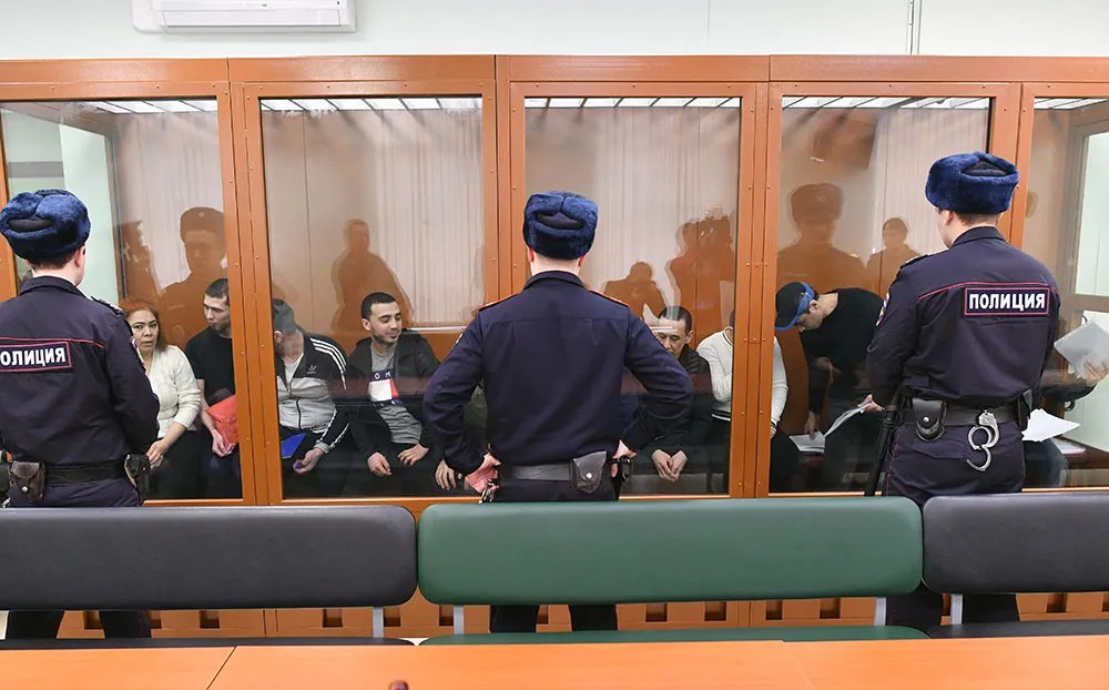 На заседании суда по делу о теракте. Фото: РИА Новости