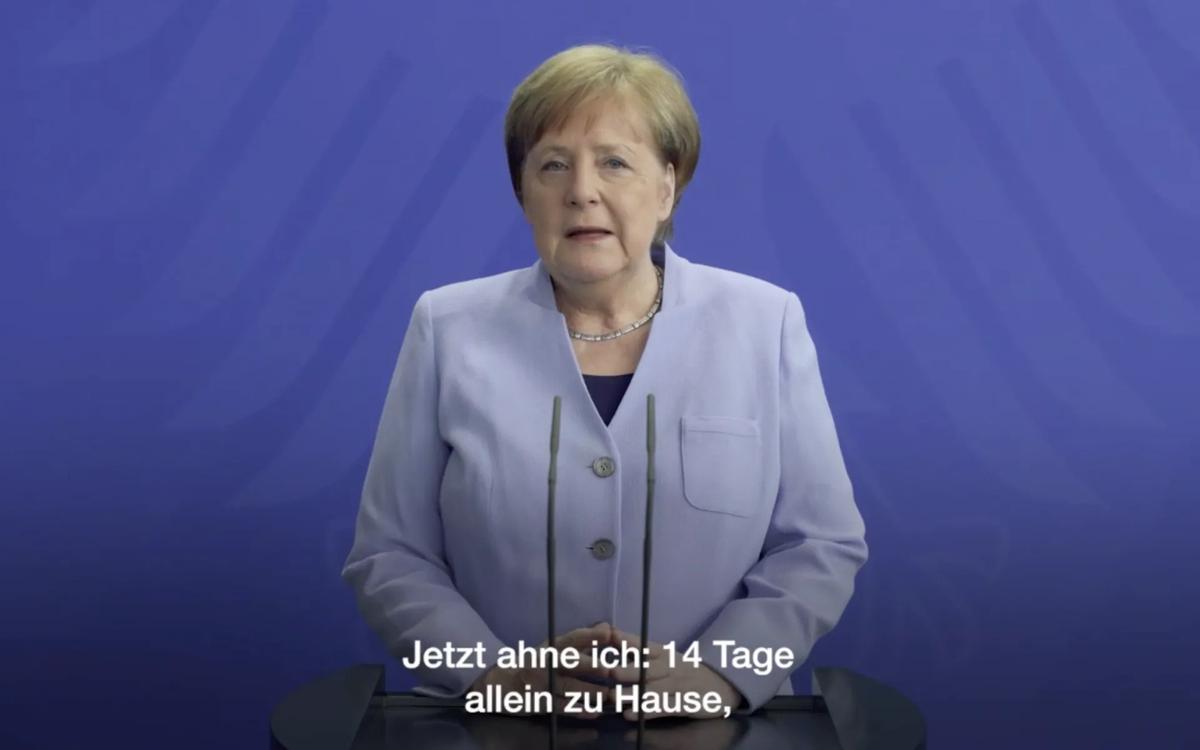 Меркель после карантина: «Теперь я знаю, что такое 14 дней в одиночестве»