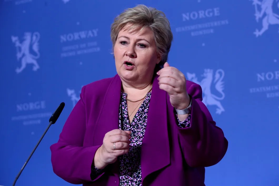 Премьер Норвегии Эрна Сульберг. Фото: Reuters