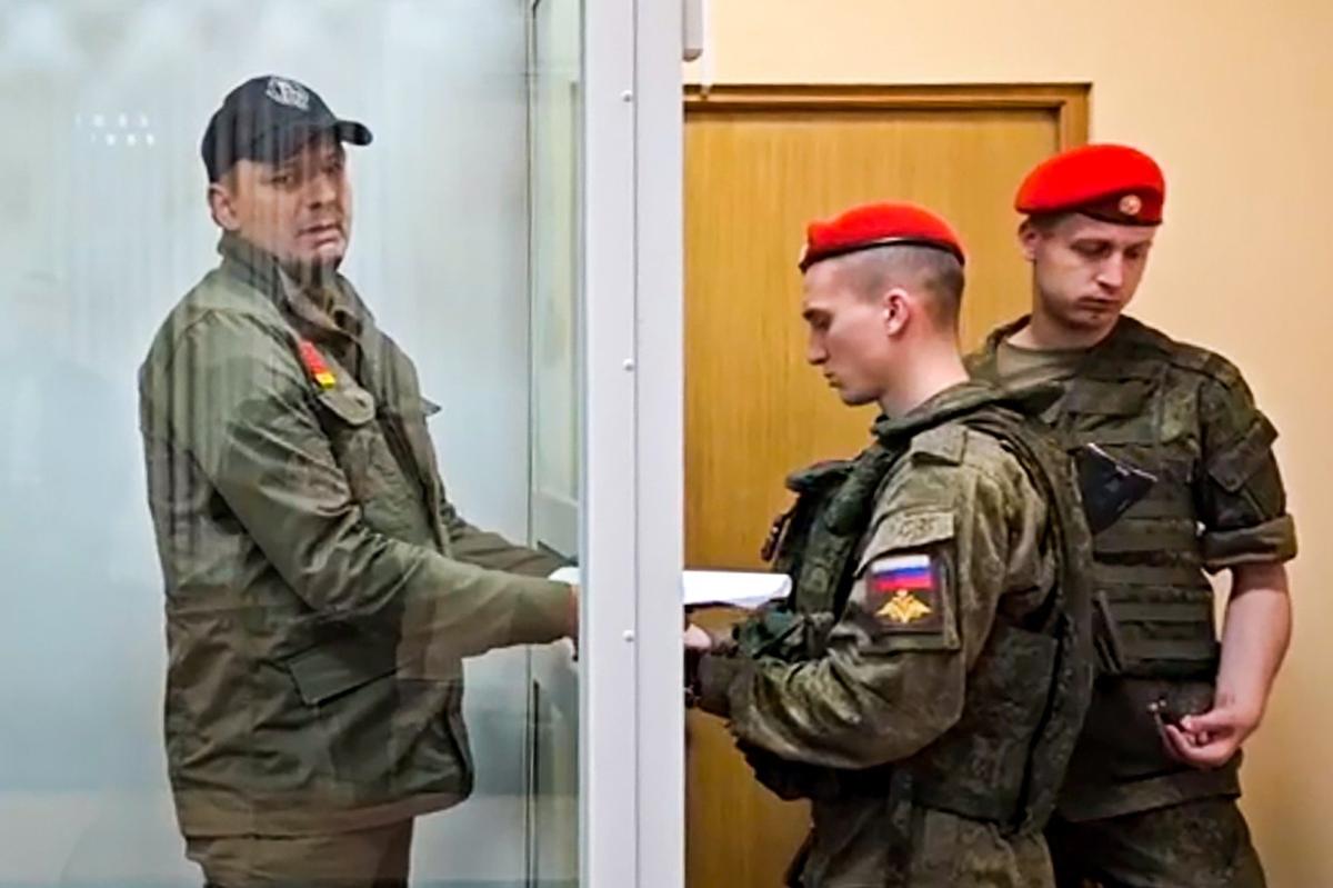 16 августа 2024 года. Константин Фролов в зале военного суда. Фото: Алексей Потицкий / ТАСС