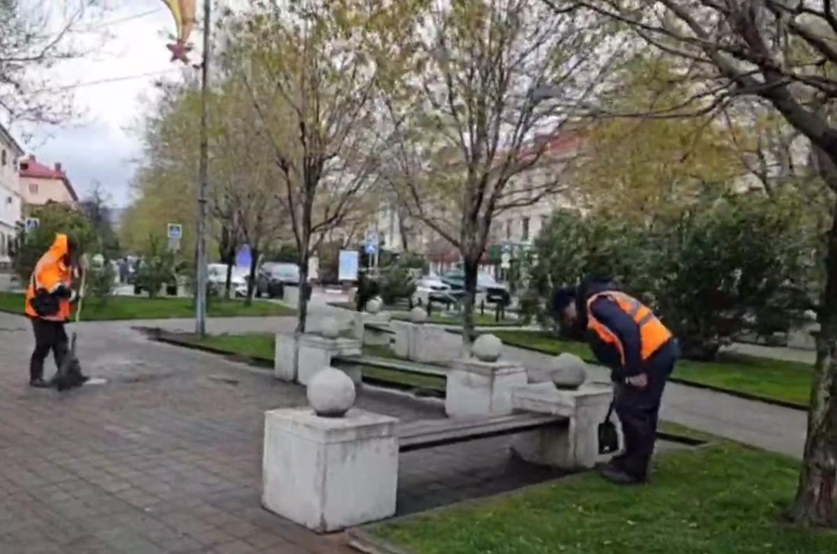 Кадр из отчетного видео мэрии Туапсе