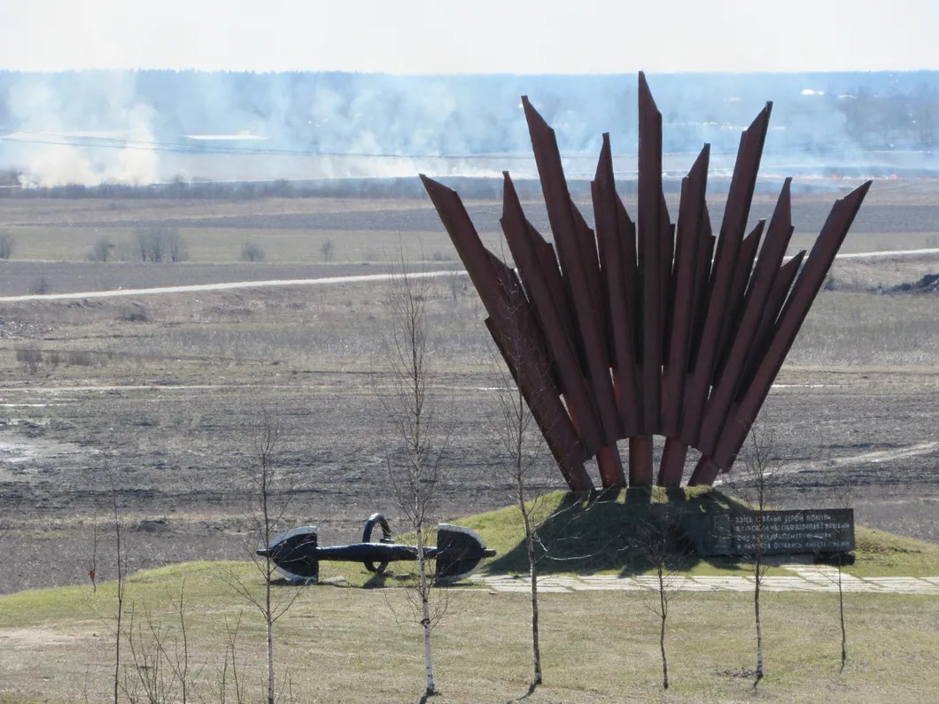 Мемориал «Взрыв» — здесь стояло орудие №2. Фото автора