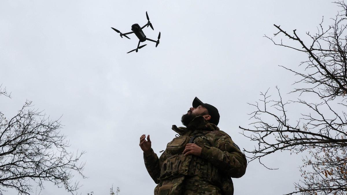 Дроны ведут на посадку