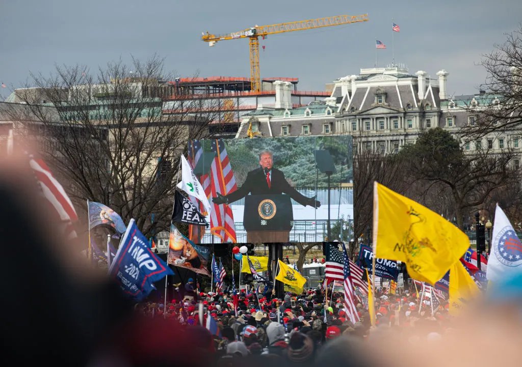 Митинг сторонников Дональда Трампа в Вашингтоне. Фото: Getty Images