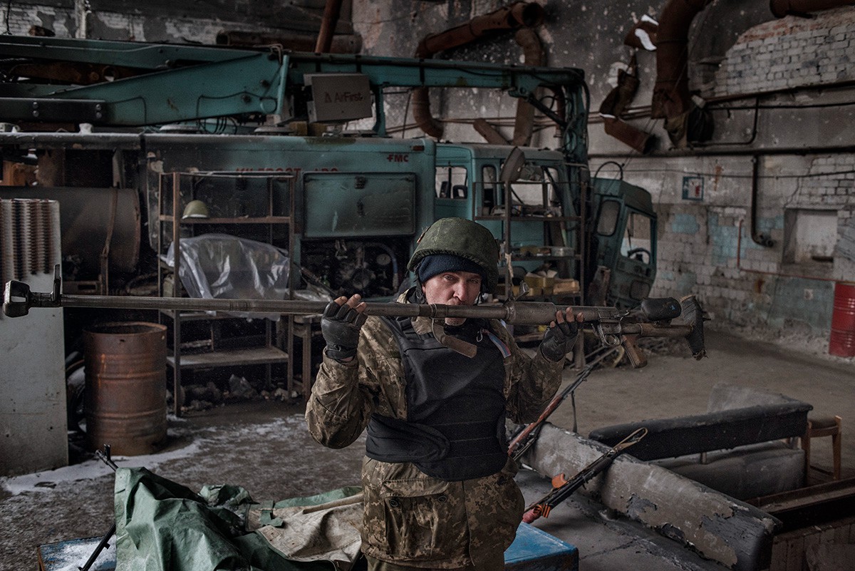 Донецкий аэропорт. Февраль, 2015 года. Фото: Юрий Козырев / «Новая газета»
