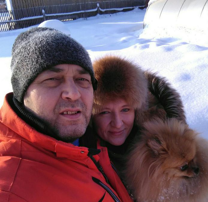Сергей Колпаков с женой. Фото из личного архива