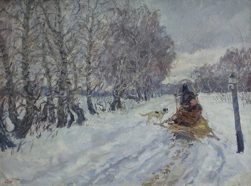 Аркадий Пластов. «Зима»