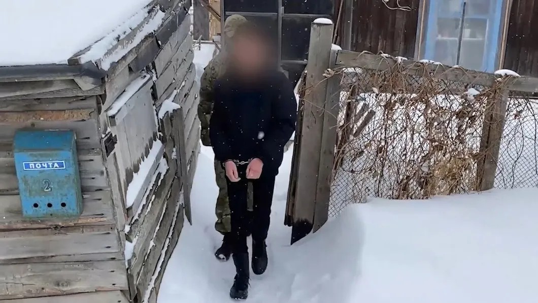 Задержание одного из сахалинских студентов. Снимок с видео. ЦОС ФСБ РФ / ТАСС