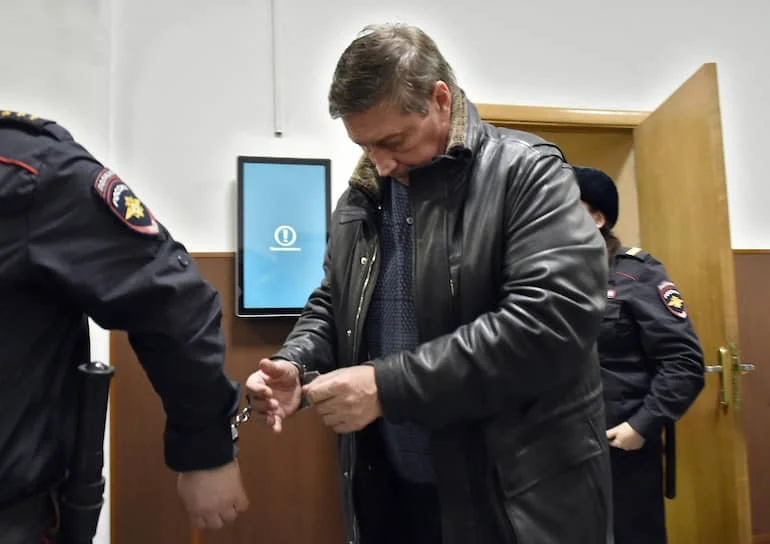 Игорь Жирноклеев в суде. Скриншот