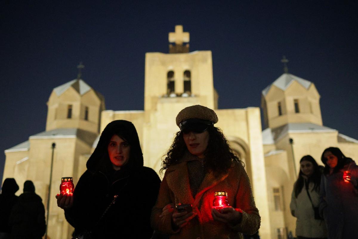 Празднование Рождества Христова в Ереване. Фото: Александр Патрин / ТАСС