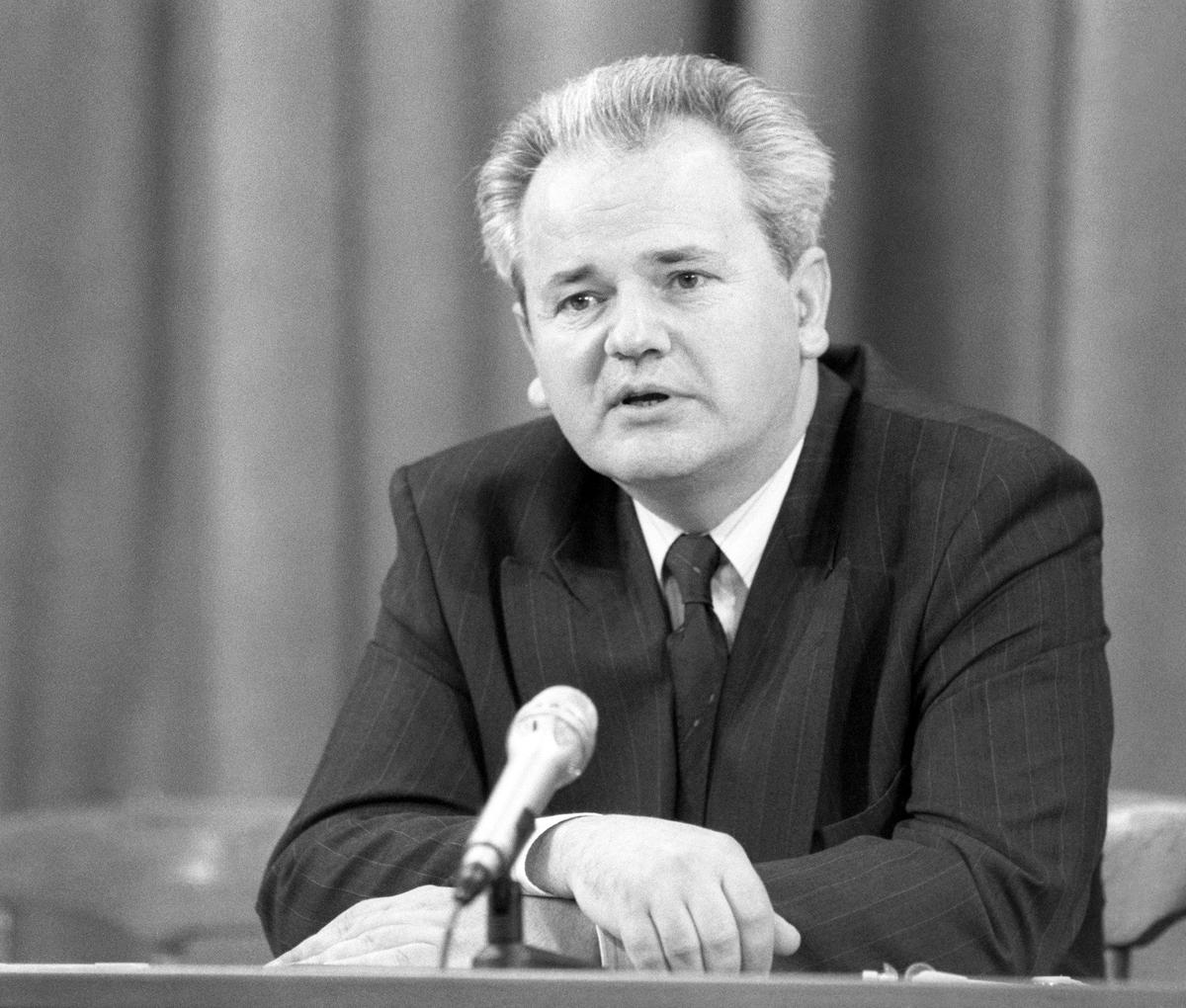 Слободан Милошевич, 1991 год. Фото: Валентина Соболева / ИТАР-ТАСС