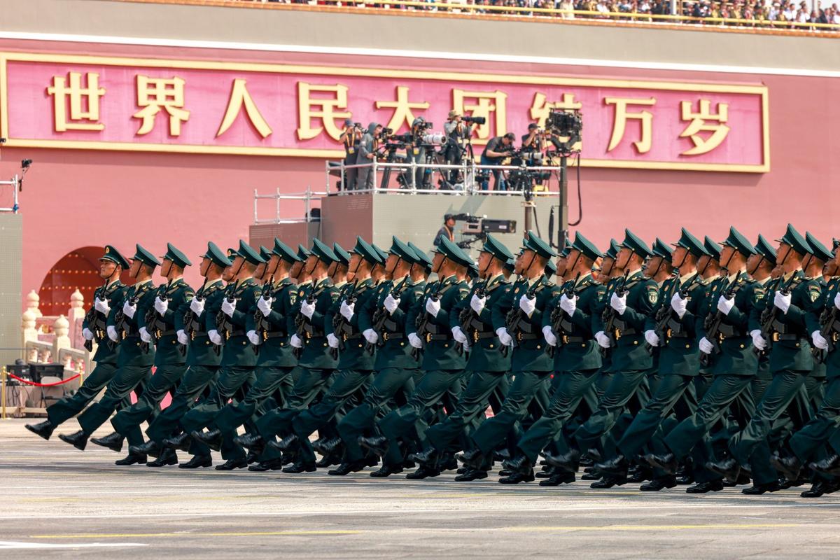 Военный парад в Пекине по случаю 80-й годовщины окончания Второй мировой войны и капитуляции Японии. Фото: VCG / Visual China Group / ТАСС