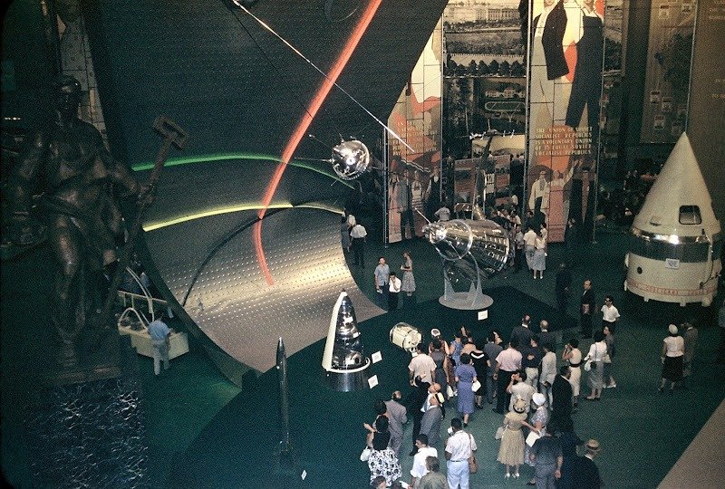 Экспозиция научно-технических и культурных достижений СССР в Нью-Йорке. Фото: архив