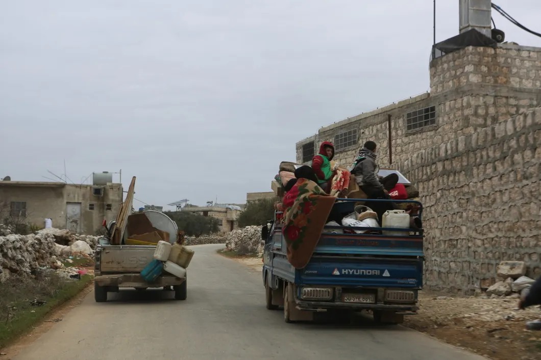 Беженцы в сирийской провинции Идлиб. Фото: AP / TASS