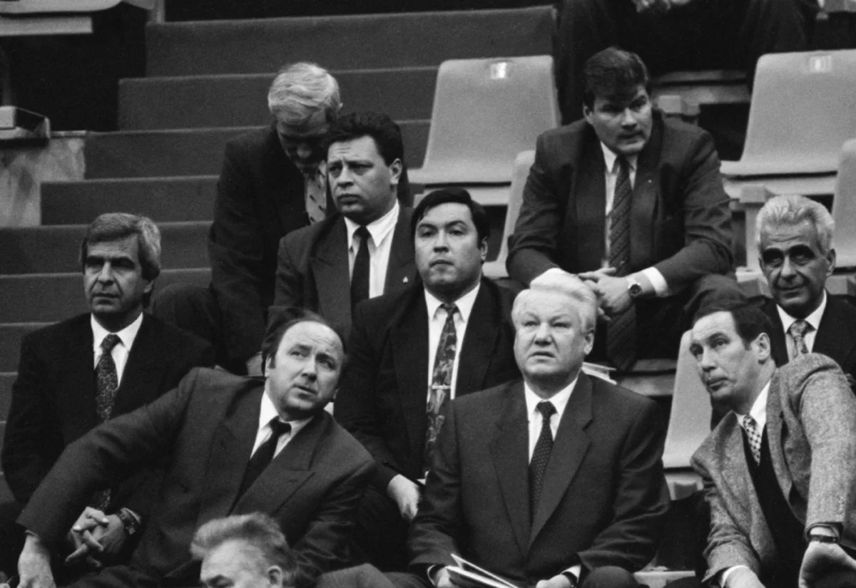 Президент РФ Борис Ельцин, 9 ноября 1993 года. Фото: Игорь Уткин, Александр Яковлев / Фотохроника ТАСС